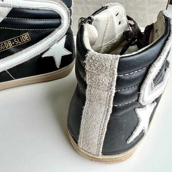 Size 42 GOLDEN GOOSE Francy Classic Slide High Top Sneakers - Picture 1 of 11